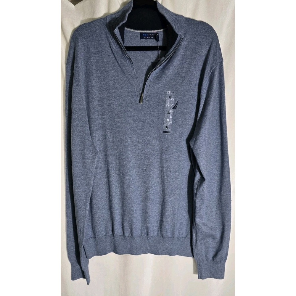 Nautica‎ Men's Navtech Quarter-Zip Sweater -XL